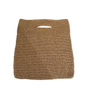 Spring Shop Crochet Raffia Bag = NWT